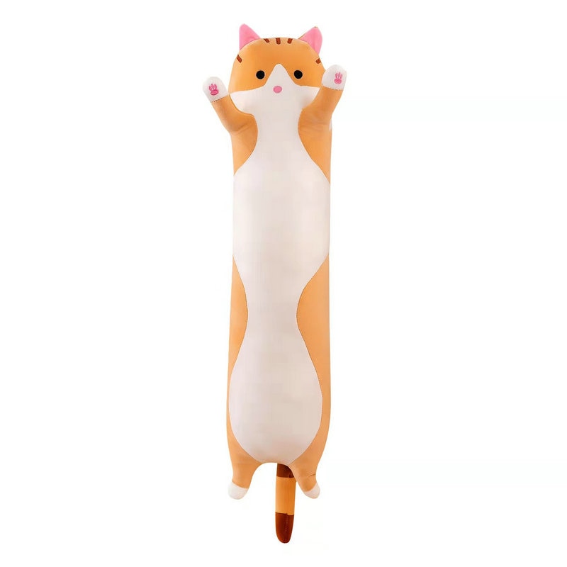 New Arrive 50cm Cute Soft Long Cat Boyfriend Plush Toys Stuffed Pause Office Nap Sleep Pillow Cushion Gift Doll for Kids Girls - Jack of All Trends