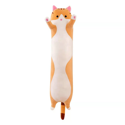 New Arrive 50cm Cute Soft Long Cat Boyfriend Plush Toys Stuffed Pause Office Nap Sleep Pillow Cushion Gift Doll for Kids Girls - Jack of All Trends