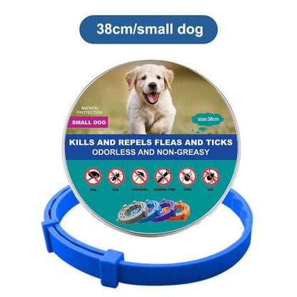 Pet Cat Dog Flea and Tick Remover Collar Anti-parasitic Necklace Adjustable Anti Flea Dog Collar for Puppy Cat Big Dog Products - Jack of All Trends