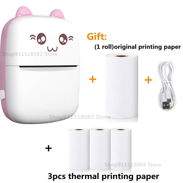 Cat Shape Mini Printer - Jack of All Trends