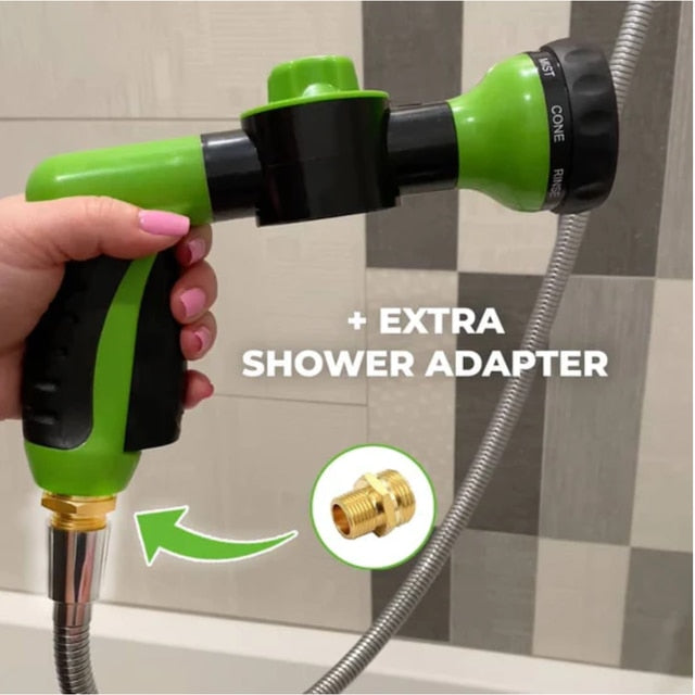 High-pressure Sprayer Nozzle Hose dog shower Gun 3 Mode Adjustable Pet Wash Cleaning bath Water Foam Soap Sprayer dog clean tool - Jack of All Trends