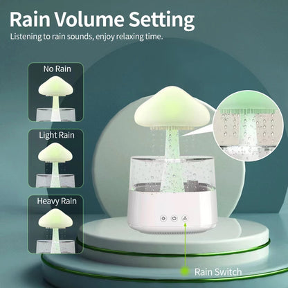 Rain Cloud Humidifier Electric Fragrance Air Fresh Humidification  Small Luminous 3D With 7-color USB Aroma Diffuser - Jack of All Trends