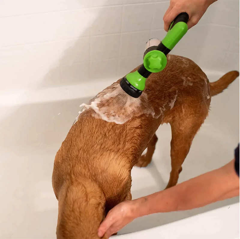 High-pressure Sprayer Nozzle Hose dog shower Gun 3 Mode Adjustable Pet Wash Cleaning bath Water Foam Soap Sprayer dog clean tool - Jack of All Trends