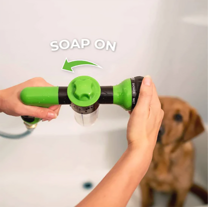 3 Mode Adjustable Dog Bath Nozzle Hose dog shower Gun High-pressure Cleaning bath Water Foam Soap Sprayer Sprayer Pet Wash - Jack of All Trends