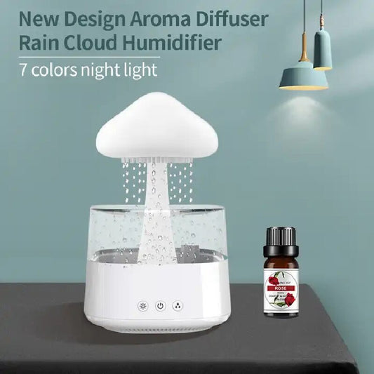 Rain Cloud Humidifier Electric Fragrance Air Fresh Humidification  Small Luminous 3D With 7-color USB Aroma Diffuser - Jack of All Trends