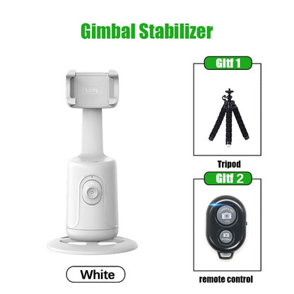 New Auto Face Tracking Gimbal Stabilizer Phone Tripod 360 Rotation Live Smart AI Follow-Up Photo Vlog Video Recorder - Jack of All Trends